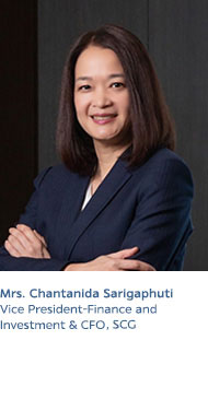 Mrs. Chantanida Sarigaphuti
Vice President-Finance and Investment & CFO, SCG